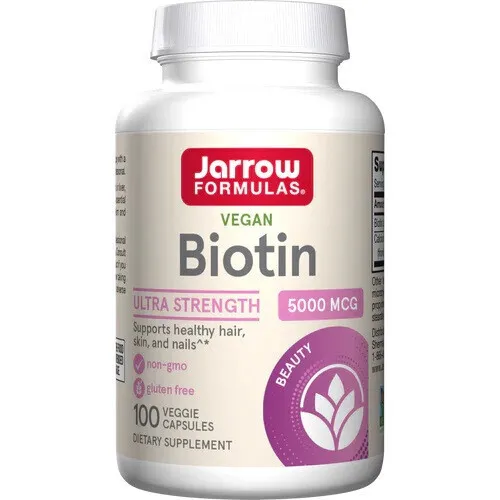 Biotin 5000mcg, 100 vkapsler