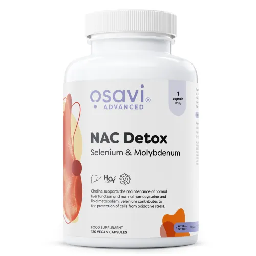 NAC Detox Selenium & Molybdenum 120 vegan kapsler