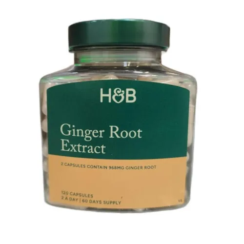 Ginger Root ekstrakt, 120 kapsler