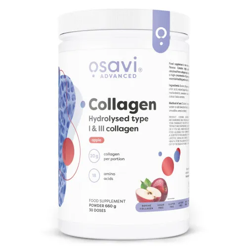 Collagen Hydrolysed Type I & III Apple 660g