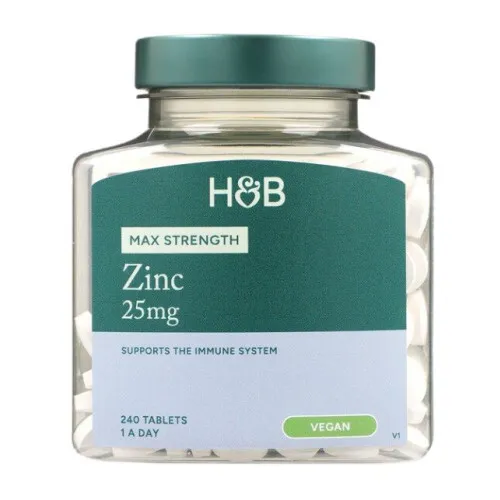 Max Strenght Zinc 25mg, 240 tabs