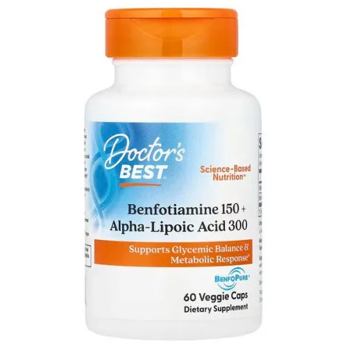 Benfotiamine 150 + Alpha-Lipoic Acid 300, 60 vkapsler