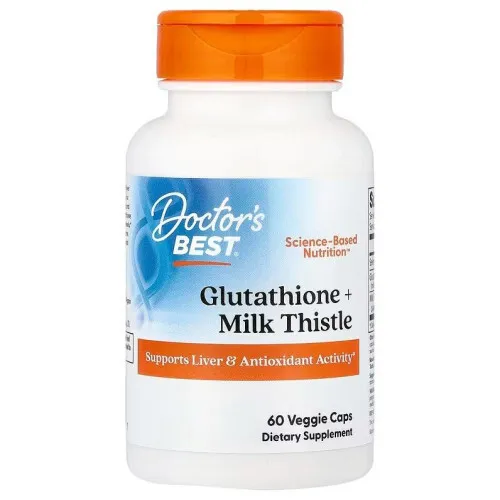 Glutathione + Milk Thistle, 60 vkapsler