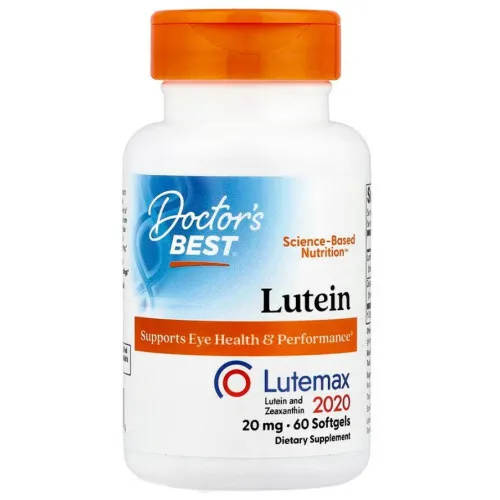 Lutein med Lutemax 20mg, 60 softgels