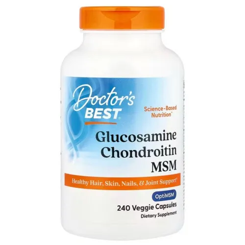 Glucosamine Chondroitin MSM med OptiMSM, 240 kapsler