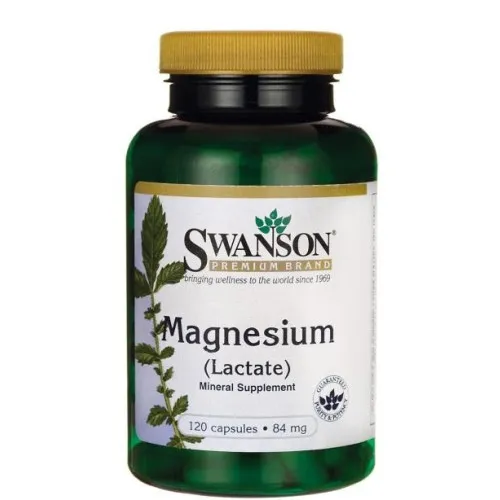 SWANSON HEALTH MAGNESIUM LACTATE 84 mg 120 stk 