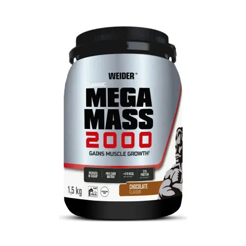 Weider Mega Mass 2000, 1500 gram