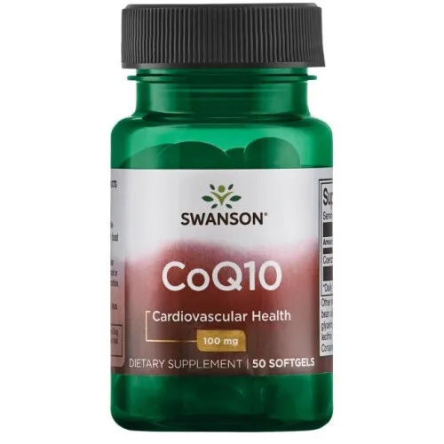 Swanson CoQ10, 100 mg, 50 kapslar