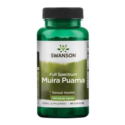 Swanson Full Spektrum Muira Puama, 400 mg, 90 kapslar