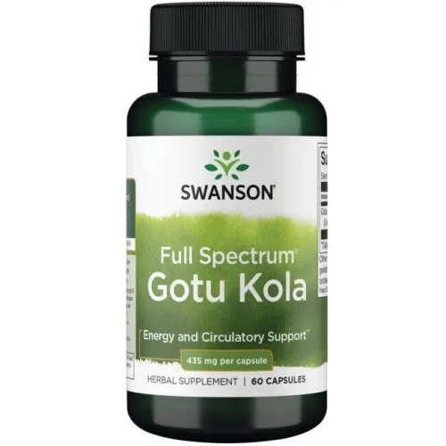 Swanson Fullt Spektrum Gotu Kola, 435 mg, 60 kapslar