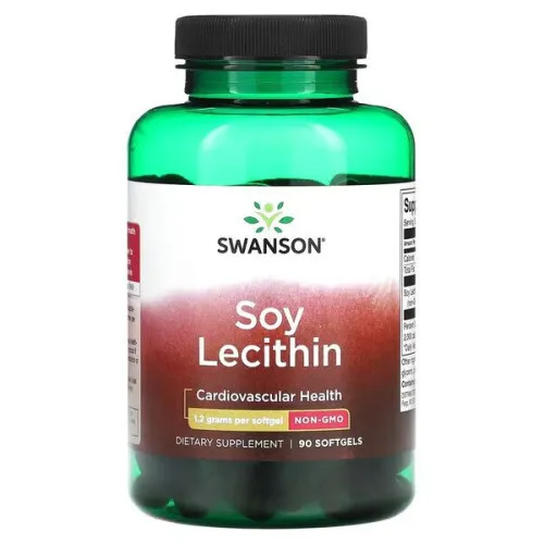 Swanson Soja Lecitin, 1200 mg, 90 kapslar
