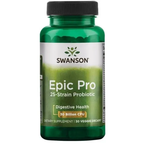 Swanson Epic Pro 25-Strain Probiotic, 30 kapslar