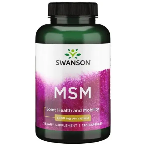 Swanson MSM, 1000 mg, 120 kapslar