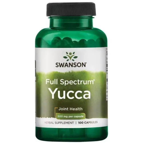 Swanson Full Spectrum Yucca, 500 mg, 100 kapslar