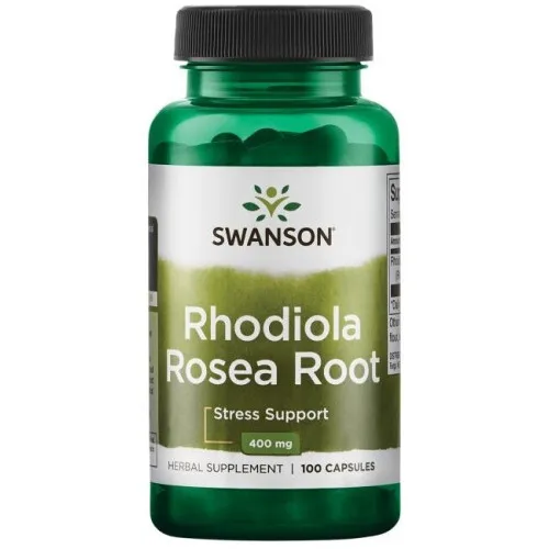 Swanson Rhodiola Rosea Root, 400 mg, 100 kapslar