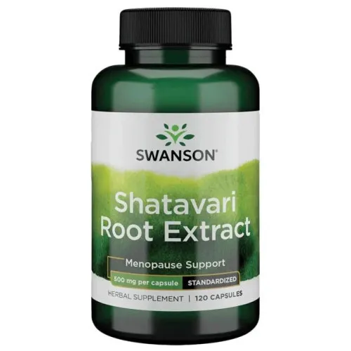 Swanson Shatavari Rotextrakt, 500 mg, 120 kapslar