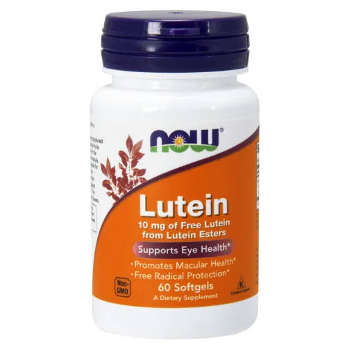 Now Foods Lutein 10 mg, 60 kapslar