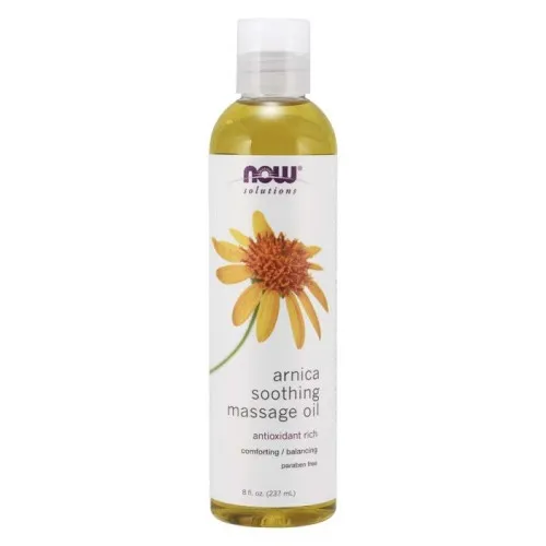 Now Foods Arnica Lugnande Massageolja, 237 ml