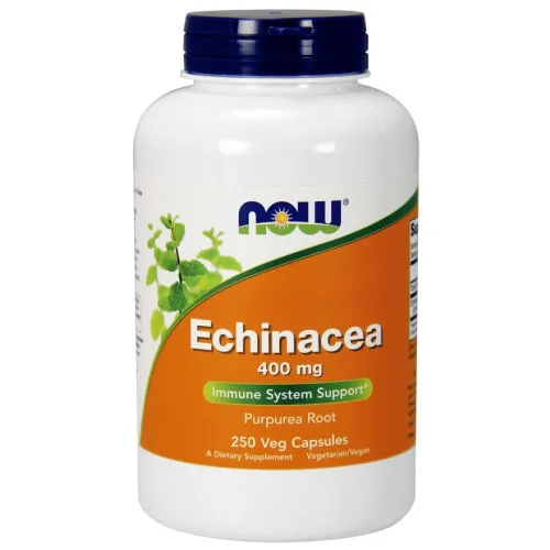 Now Foods Echinacea, 400 mg, 250 kapslar