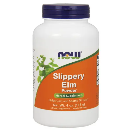Now Foods Slippery Elm pulver, 113 gram