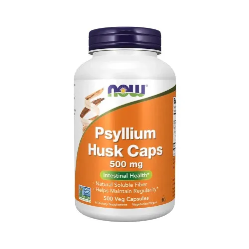 Now Foods Psyllium Husk kapslar 500 mg, 500 kapslar