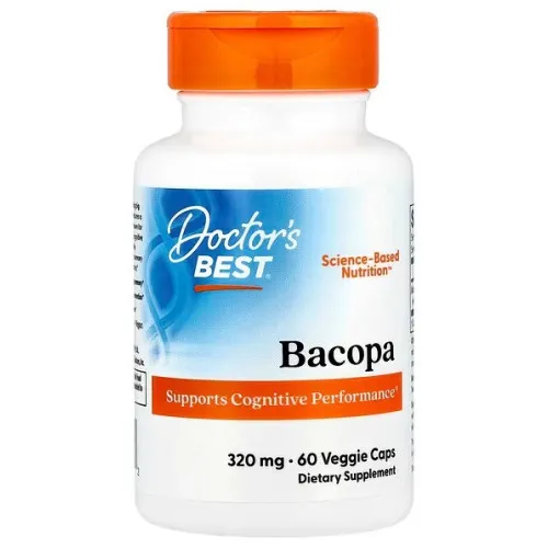 Doctor's Best Bacopa 320 mg, 60 kapslar