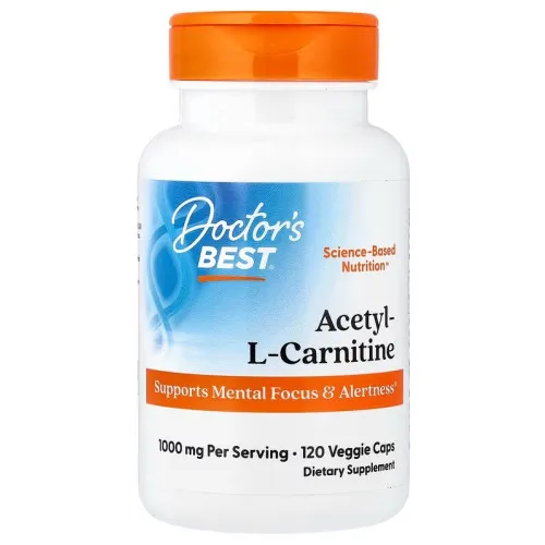 Doctor's Best Acetyl L-Karnitin, 500 mg, 120 kapslar