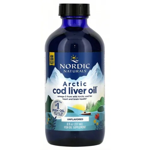 Nordic Naturals Arktisk Torskleverolja, 237 ml
