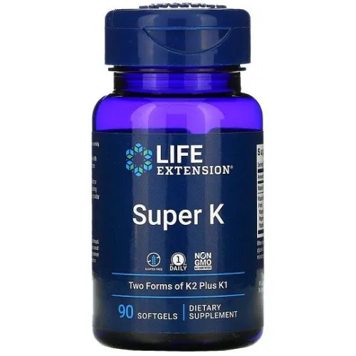 Life Extension Super K, 90 kapslar
