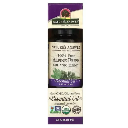 Nature's Answer 100% Ren Alpin Fräsch Blend Eterisk Olja, 15 ml