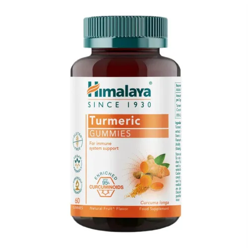Himalaya Gurkmeja Gummibjörnar, Naturlig Frukt, 60 gummibjörnar