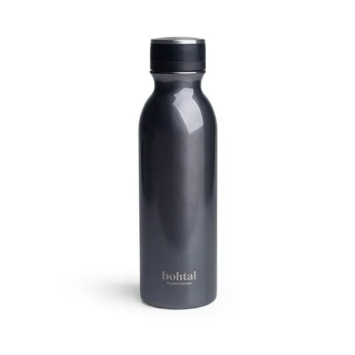 Smartshake Bohtal Isolerad Flaska, Metallisk Grå, 600 ml