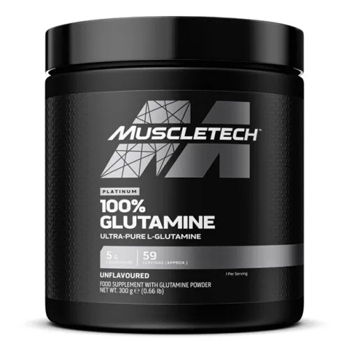 Muscletech Platinum 100% Glutamin, 300 gram