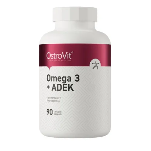 OstroVit Omega 3 + ADEK, 90 kapslar