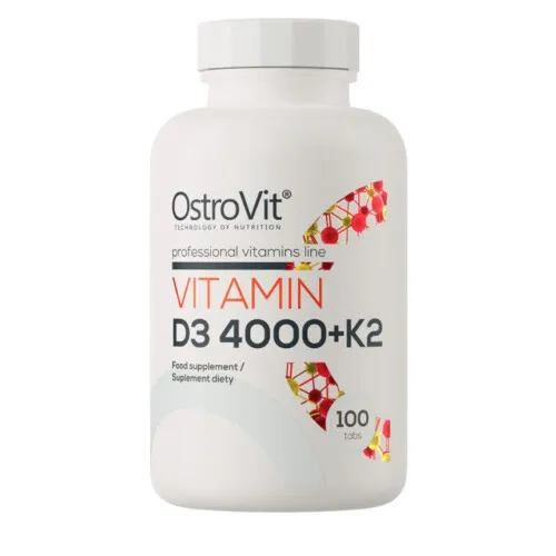 OstroVit Vitamin D3 4000 + K2, 100 tabletter