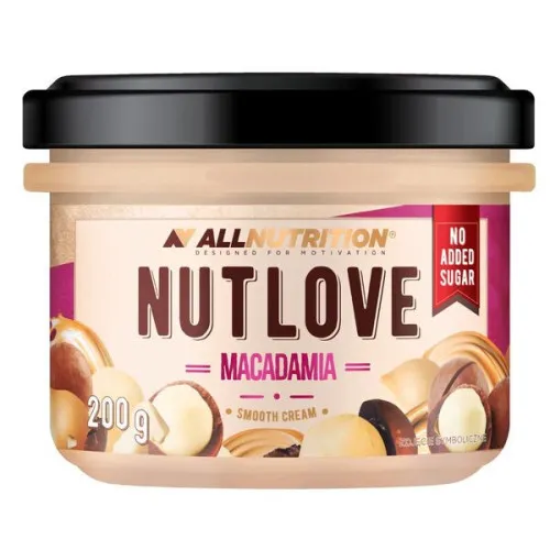 Allnutrition Nutlove Slät Kräm, Macadamia, 200 gram