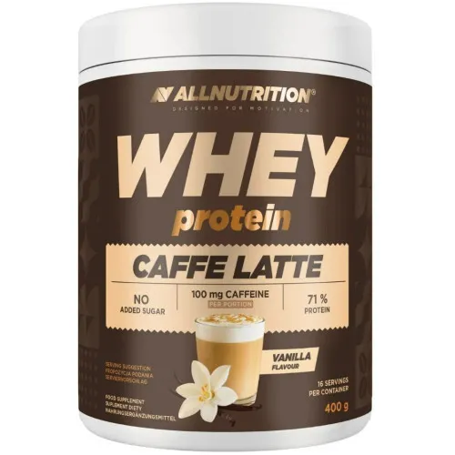 Allnutrition Whey Protein Caffe Latte, Vanilla, 400 gram
