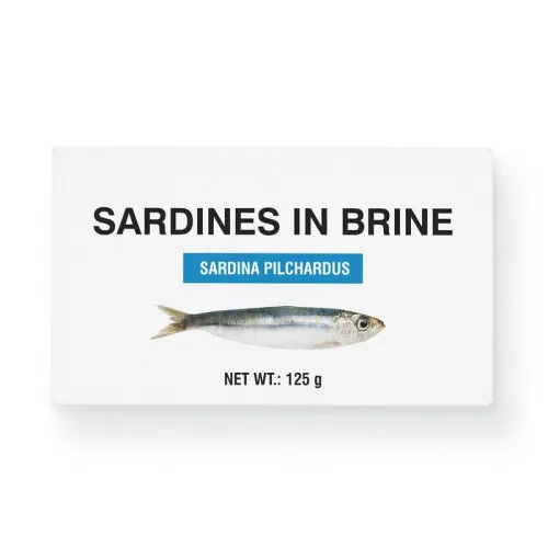 Sardiner i saltlake (125 g)