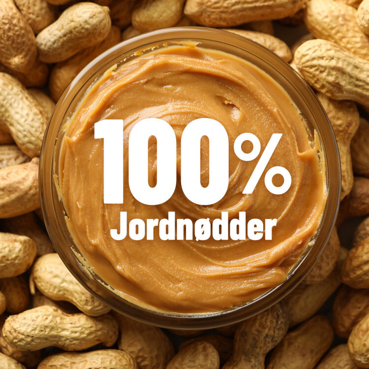 Peanut butter med crunch (1 kg)