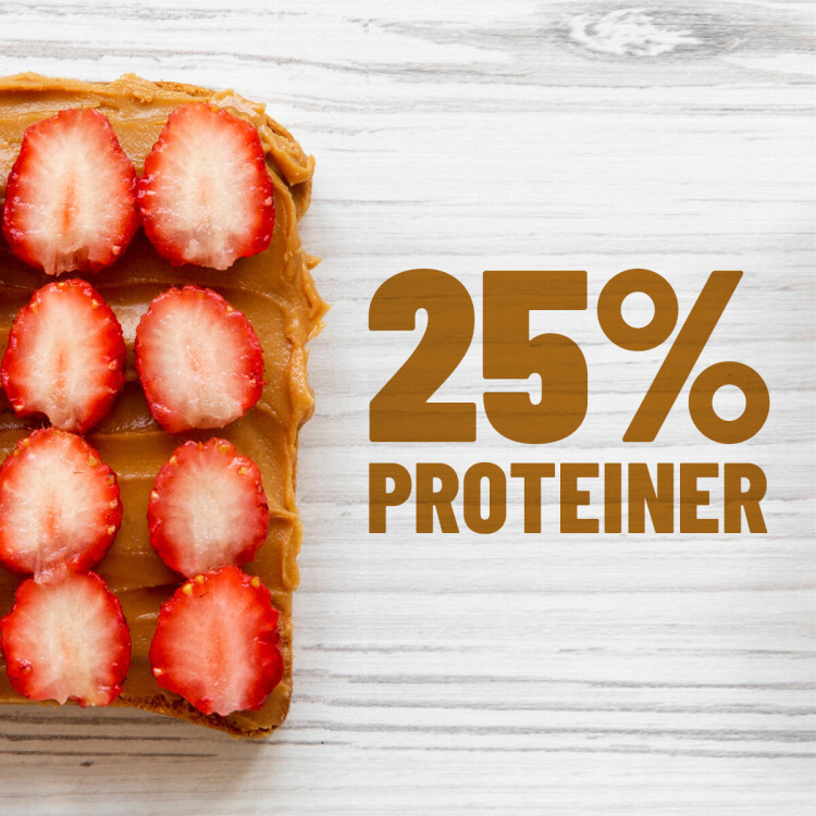 Peanut butter med crunch (1 kg)