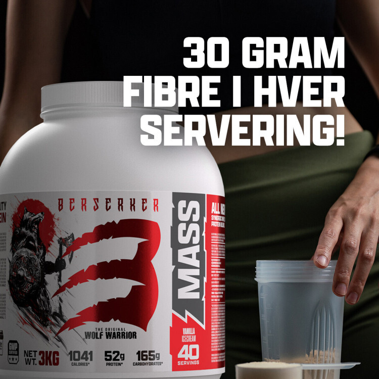 Berserker Gainer med 21% protein (3 kg)