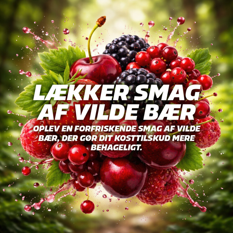 Fitnessnord Kreatin+ Elektrolytter (360 g) - Wildberry