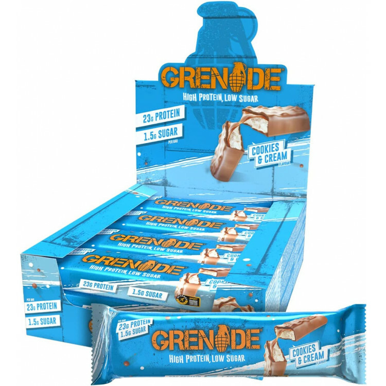 GRENADE PROTEIN BAR 12 x 60 g -Cookies & Cream