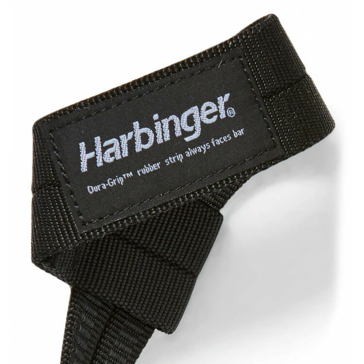 HARBINGER BIG GRIP LIFTING STRAPS 21.5 INCH (BLACK)