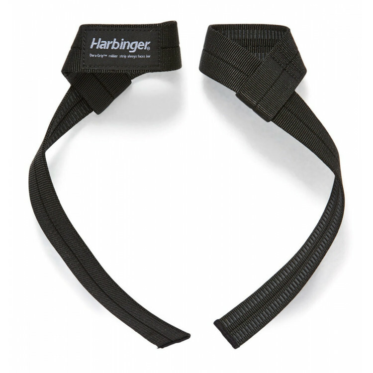 HARBINGER BIG GRIP LIFTING STRAPS 21.5 INCH (BLACK)