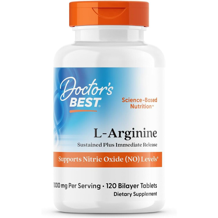 L-Arginine, Sustained + Immediate Release 1000mg, 120 tabletter