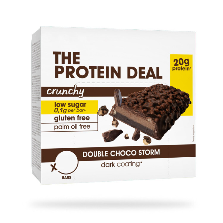 Crunchy Protein Bar (25 x 55 g) - Dark Chocolate