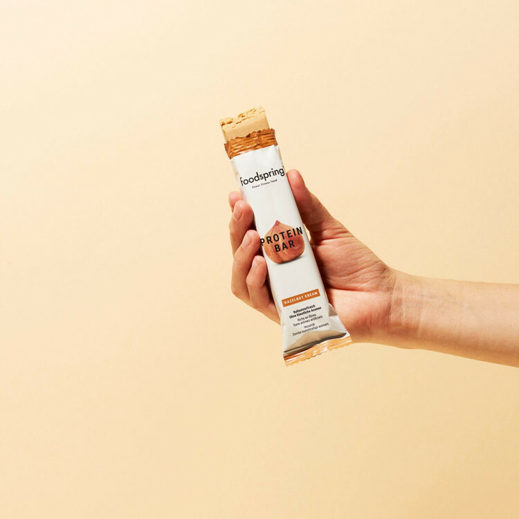 Proteinbar med 20 g protein og højt fiberindhold (12 x 60 g)-Hazelnut