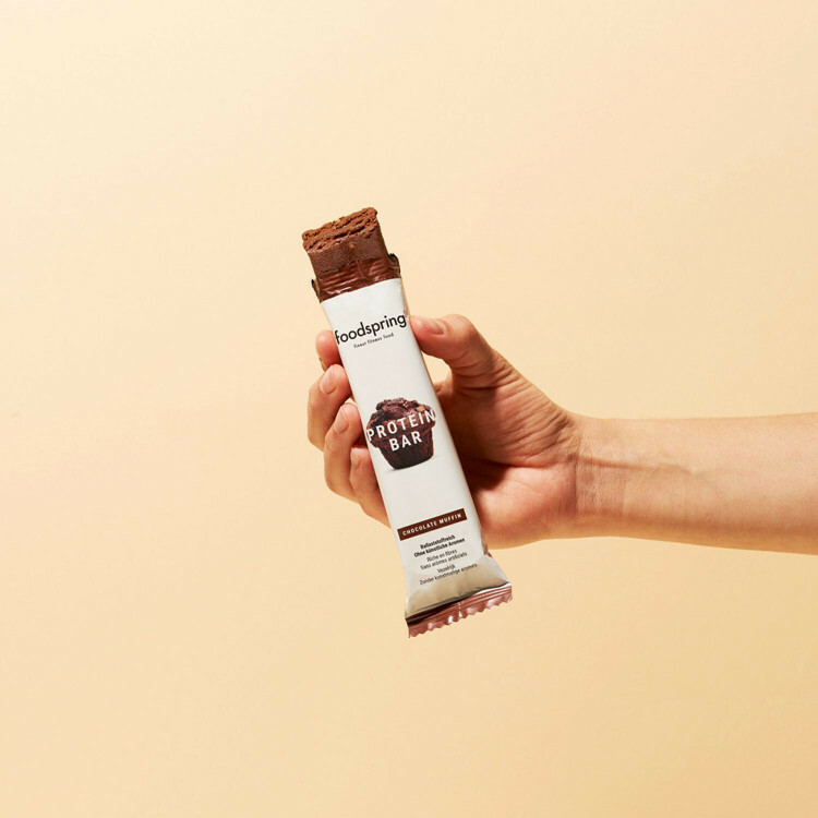 Proteinbar med 20 g protein og højt fiberindhold (12 x 60 g)-Chocolate Muffin