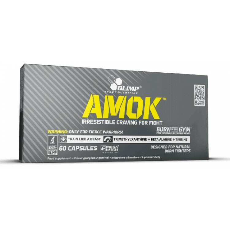 Koffein med aminosyror och ginseng (60 kapslar)